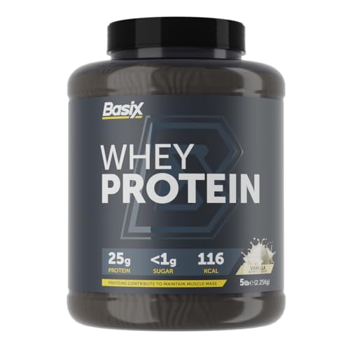 Basix Whey Protein Vanilla Whip, 5 lb - High-Quality Protein Powder