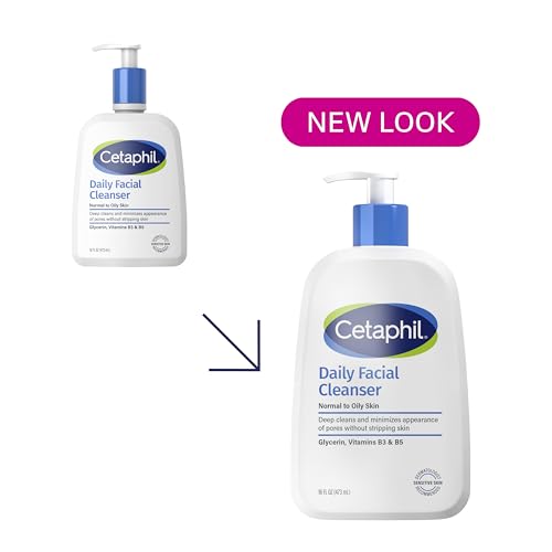 CETAPHIL Face Wash for Sensitive Skin | Gentle Foaming Cleanser 2-Pack