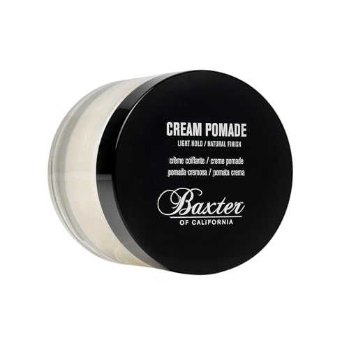 Baxter California Cream Pomade - White Medium Control Hair Styling for Men