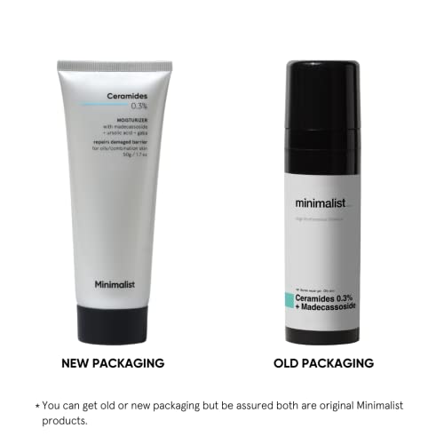 Minimalist 0.3% Ceramide Moisturizing Gel Cream - Oil-Free Barrier Repair for Oily Skin