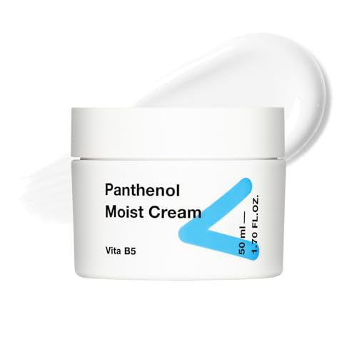 Panthenol Moist Cream | 10% Vitamin B5 for Dry & Sensitive Skin | Long Lasting Korean Moisturizer