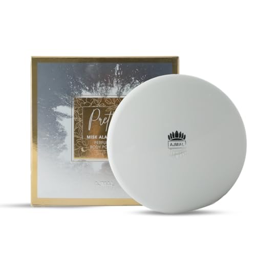 Ajmal Misk Al Arosah Perfumed Body Powder for Women, 75g
