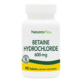 Nature's Plus Betaine Hydrochloride 600mg Tablets - 90 Count