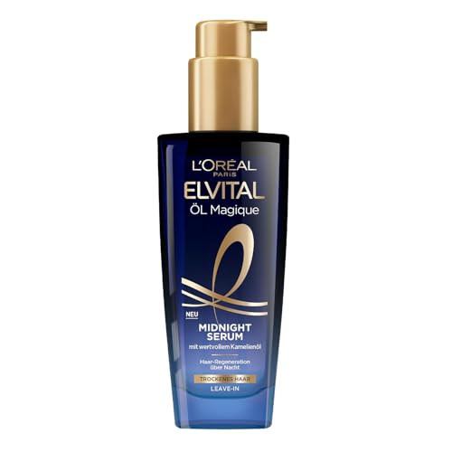 L'Oréal Paris Elvital Oil Magique Midnight Hair Serum | Nourishing, Anti-Frizz, 100ml