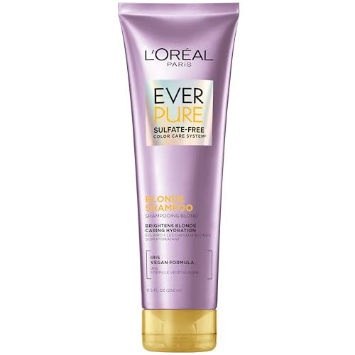 L'Oreal Paris EverPure Blonde Shampoo - Sulfate-Free for Bright, Vibrant Blonde Hair