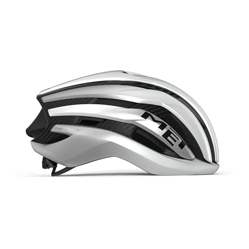 MET Trenta 3K Carbon MIPS Cycling Helmet - White/Grey