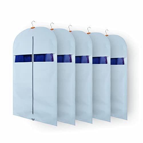 SOLSTICE Blue Cotton Suit Cover for Jackets and Blazers