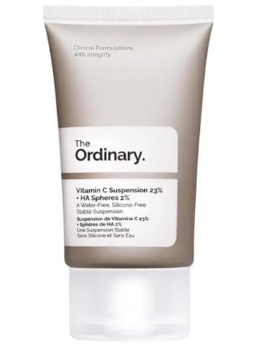 The Ordinary Vitamin C Suspension 23% + Hyaluronic Acid Spheres 2% - Brightening Serum for Dark Spots & Fine Lines - 1 Fl Oz