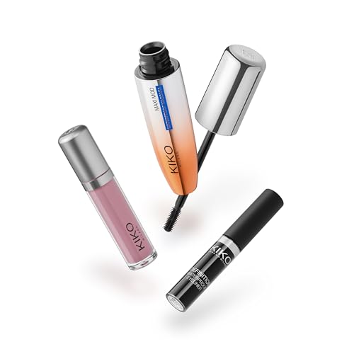 KIKO Milano Unmissable Makeup Set - Waterproof Mascara, Eyeliner & Matte Lipstick