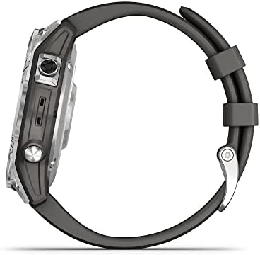 Garmin Fenix 7 Standard Edition Smartwatch - Silver with Graphite Band