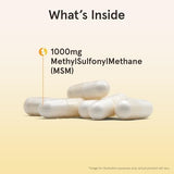 Jarrow Formulas, MSM, 1,000 mg, 100 Veggie Capsules