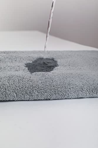 Reefi Ultra-Soft Coral Fleece Hair Drying Hat - Light Grey