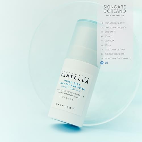 SKIN1004 Madagascar Centella Hyalu-Cica Silky-Fit Sun Stick 7g – Korean Calming Sun Protection for Sensitive Skin