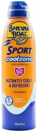 Banana Boat Cool Zone Sport Sunscreen Spray SPF 50 (170ml)