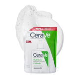 CeraVe Hydrating Cream To Foam Cleanser, Makeup Remover & Dry Skin Wash Refill, Fragrance-Free