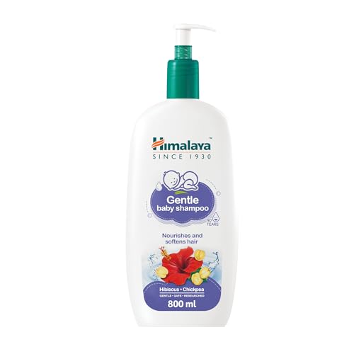Himalaya Gentle Baby Shampoo - No-Tears Formula with Hibiscus & Chickpeas (800ml)