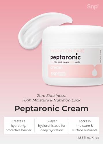 SNP Peptaronic Complete Korean Skincare Set - Toner, Cream, Serum & 10 Sheet Masks