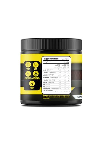 Body Builder Creatine Monohydrate Powder - 5000mg Strength & Performance (Mojito, 300g)