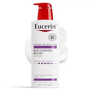 Eucerin Roughness Relief Lotion - Full Body Lotion For Extremely Dry, Rough Skin - 16.9 Fl. Oz. Pump Bottle