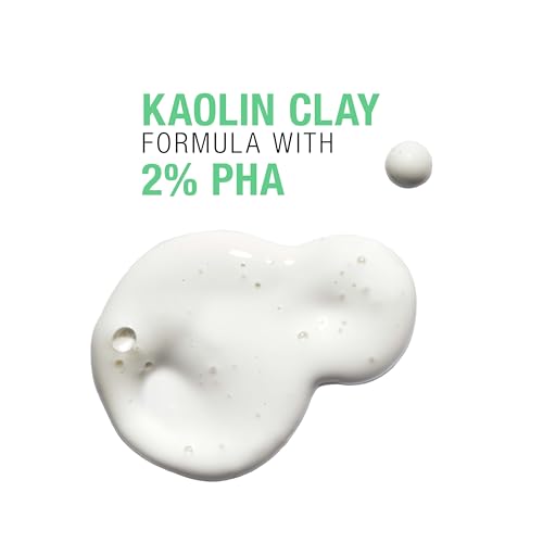 Neutrogena Skin Balancing Kaolin Clay Cleanser with 2% PHA - Mattifying & Conditioning for Oily Skin, 6.3 oz