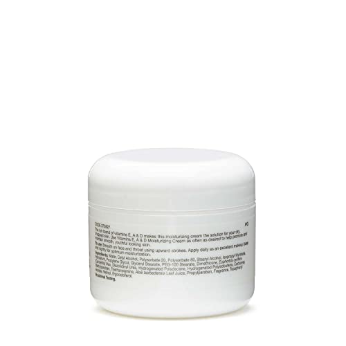 GNC Vitamins E, A & D Moisturizing Cream 2oz - Soothes Dry, Chapped Skin