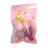 11-Piece Multi-Colored Makeup Sponge Set - Soft Beauty Blending Sponges for Liquid, Powder & Cream Foundation