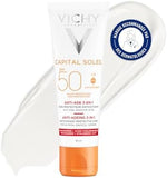 Vichy Capital Soleil مضاد للشيخوخة بحماية ثلاثية من الشمس SPF50 (٥٠ مل)