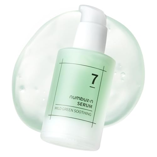 numbuzin No.7 Mild Green Soothing Serum – Centella & Green Tea for Acne-Prone, Redness-Prone Skin
