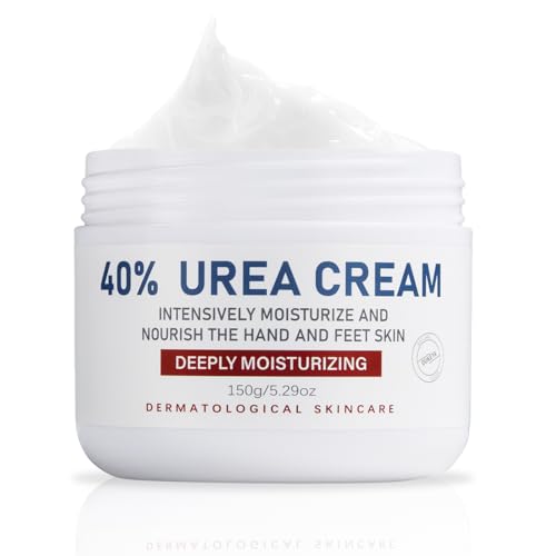 OUKEYA Urea Cream 40% - Maximum Strength Foot & Hand Cream for Cracked Heels & Dry Skin - Deep Moisturizing Callus Remover for Women & Men