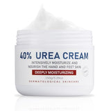 OUKEYA Urea Cream 40% - Maximum Strength Foot & Hand Cream for Cracked Heels & Dry Skin - Deep Moisturizing Callus Remover for Women & Men