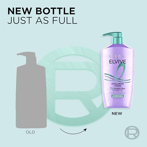 Elvive Hyaluron + Pure Shampoo & Conditioner Set by L’Oréal Paris