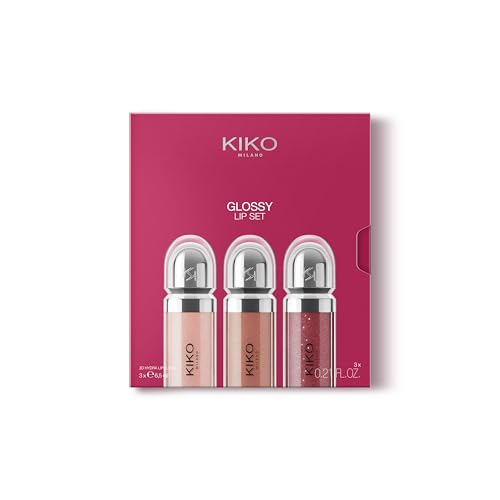 KIKO Milano Glossy Lip Set 03: 3D Volume & Hydration