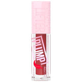 Maybelline New York Lifter Plump Lip Gloss - Heated Formula with Hyaluronic Acid & Chilli Pepper, Vegan, Shade 006 Hot Chili
