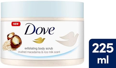 Dove Exfoliating Body Polish - Macadamia & Rice Milk - 225ml