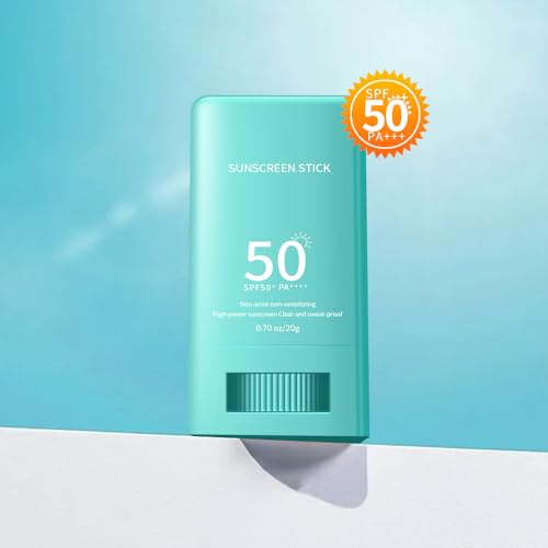 Hydrating SunStick SPF50+ with Hyaluronic Acid, Waterproof Face Body Sunscreen for All Skin Types