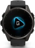 Garmin Fenix 8 - 43mm AMOLED Sapphire Smartwatch - Carbon Gray Titanium
