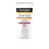 Neutrogena Clear Face Liquid Sunscreen SPF 30 - Oil-Free & Non-Comedogenic for Acne-Prone Skin - 3 fl. oz