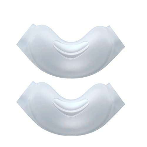 2 Pack Nasal Cushions for Philips Respironics DreamWear CPAP Mask - Soft Silicone Gel (Medium)