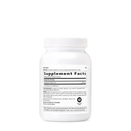 GNC CoQ-10 400mg for Heart Health & Energy