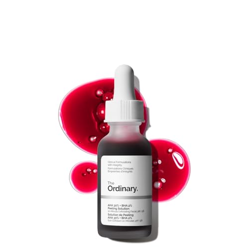 The Ordinary AHA 30% + BHA 2% Peeling Solution - 30ml | Exfoliating Face Peel for Smooth, Radiant Skin