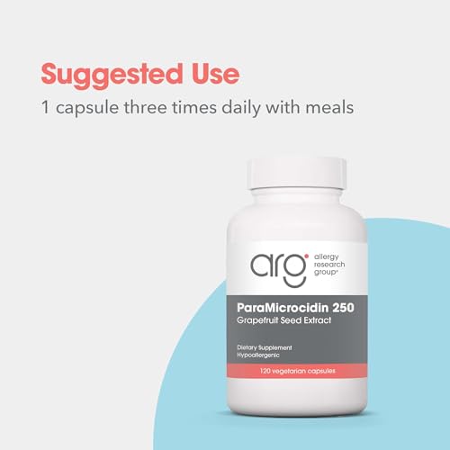 Allergy Research Group ParaMicrocidin 250 mg, 120 Capsules | Microbial & GI Support