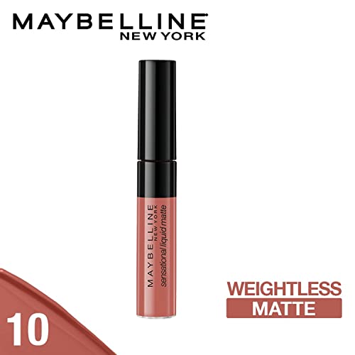 Maybelline New York Sensational Liquid Matte Lipstick - 10 Bday Suit On