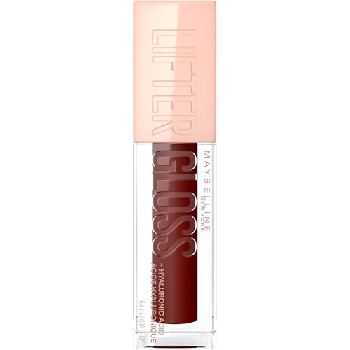 Maybelline New York Lifter Gloss Honey'd - Hydrating Lip Gloss with Hyaluronic Acid (Maple)