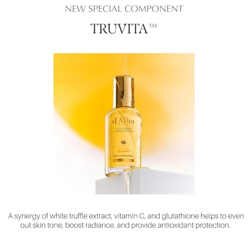d'Alba Piedmont White Truffle Oil Capsule Serum - Anti-Aging & Luminous Skin (100ml)