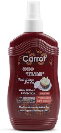 Carrot Sun Cacao Butter Oil for a Radiant Glow - 200ml