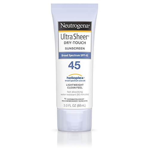 Neutrogena Ultra Sheer Dry Touch Sunscreen SPF 45 - Lightweight, Non-Greasy, Broad Spectrum Protection (3.0 fl. oz, 88ml)