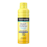 Neutrogena Beach Defense Spray Sunscreen SPF 70 – Fast Absorbing, Water-Resistant, Oil-Free Sun Protection (6.5 oz)