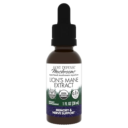 Fungi Perfecti Lion's Mane Liquid Extract for Memory & Nerve Support, 30ml