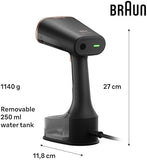 Braun QuickStyle7 Handheld Garment Steamer - Effortless Wrinkle Removal