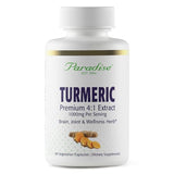 Paradise Herbs Turmeric - 90 Vegetarian Capsules - Premium Turmeric Supplement for Joint & Immune Support